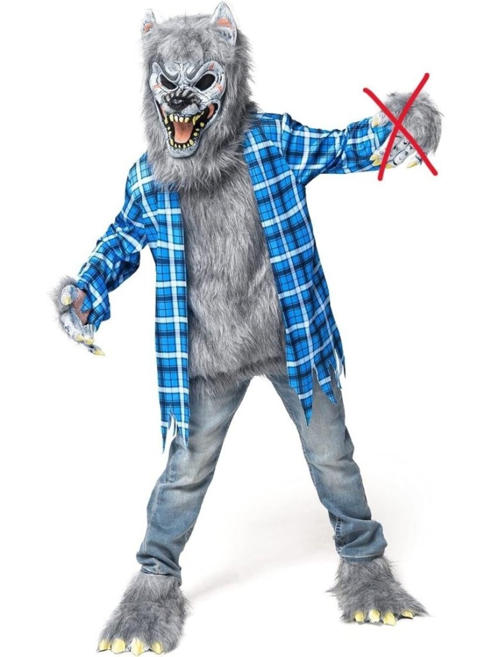 READ Spooktacular Creations Kids Werewolf Halloween Costume SMALL (5-7 Y)